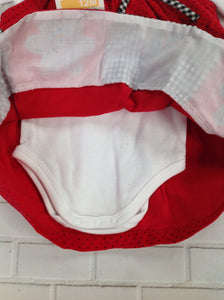 Rare Editions Red Print Dress