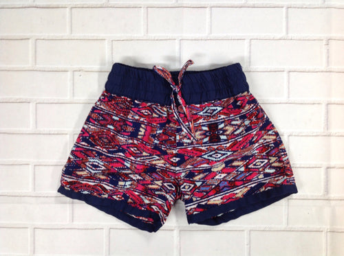 Real Love Navy Print Shorts