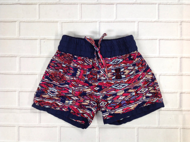 Real Love Navy Print Shorts