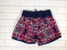 Real Love Navy Print Shorts