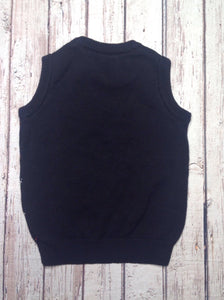 Red & Black Argyle Vest