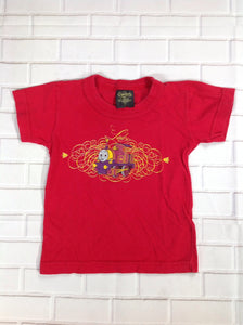 Red Print Thomas the Train Top