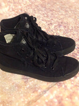 Revolution Dance wear Black High Top Sneakers Size 6