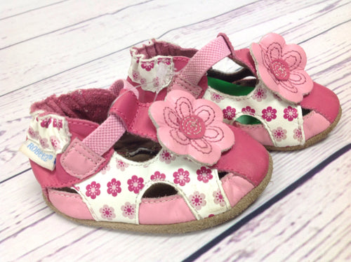 Robeez Pink & White Shoes
