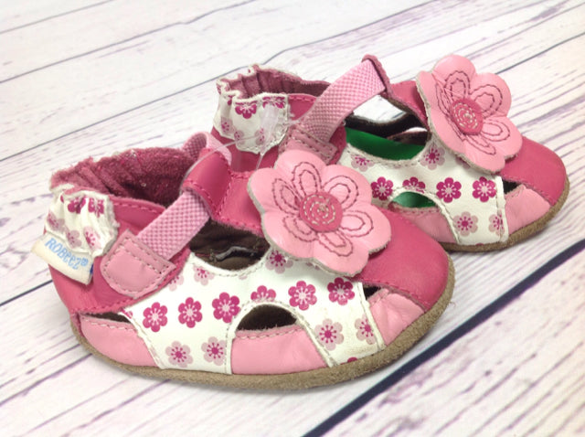 Robeez Pink & White Shoes – Tomorrow's Child Resale