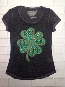 Rocker Girl Black & Green Top