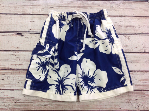 Ron Jon Blue & White Floral Swimwear