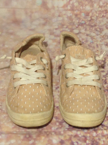 Roxy Beige & Pink Sneakers Size 5