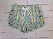Roxy Girl Blue & Beige Stripe Shorts