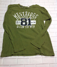 Ruff Hewn Green & White Top