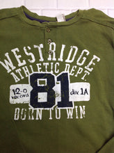 Ruff Hewn Green & White Top