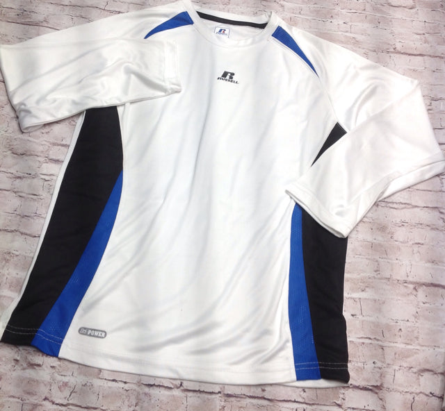 Russel Athletic WHITE & BLUE NEW!!! Top
