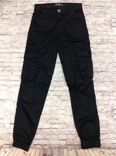 S2 Black Solid Pants