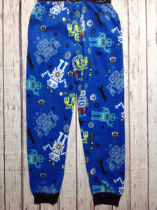 SEVEN APPAREL Blue & Green Robots Sleepwear
