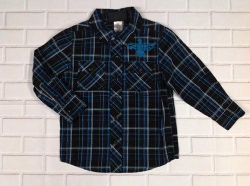 SK2 Black & Blue Top