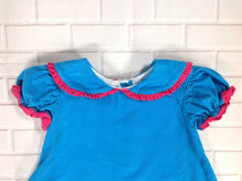 SMOCKaDOT Kids Light Blue & Pink Dress