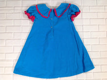 SMOCKaDOT Kids Light Blue & Pink Dress