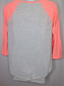SO.. GRAY & ORANGE Top