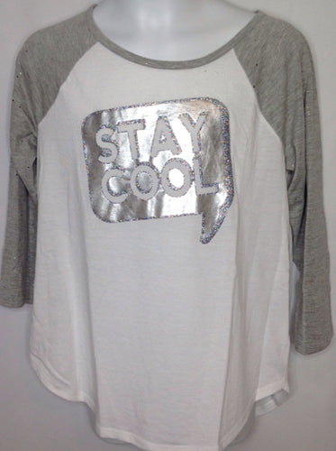 SO.. GRAY & WHITE Top