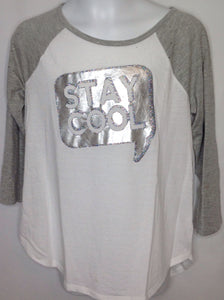 SO.. GRAY & WHITE Top
