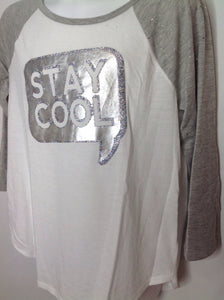 SO.. GRAY & WHITE Top