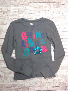 SO.. GRAY PRINT Top