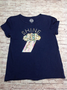 SO.. Navy Print Top