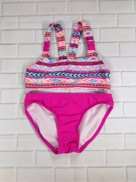 SO.. Purple Print Swimwear