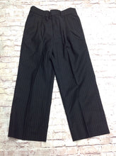 STANLEY BLACKER Black Pinstripe Pants