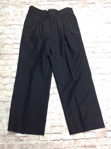 STANLEY BLACKER Black Pinstripe Pants
