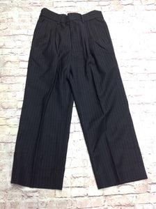 STANLEY BLACKER Black Pinstripe Pants