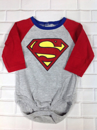 SUPER MAN Red & Blue Top