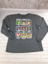 SUPER MARIO GRAY PRINT Top