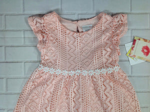 SWEETHEART ROSE PEACH PRINT Dress