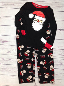 Secret Santa Black & Red Santa Sleepwear
