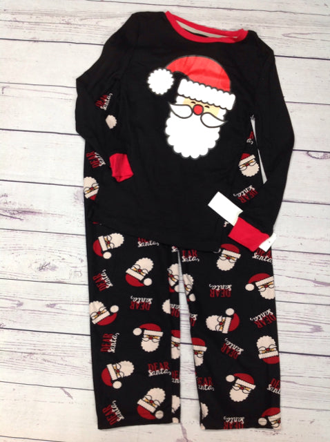 Secret Santa Black & Red Santa Sleepwear