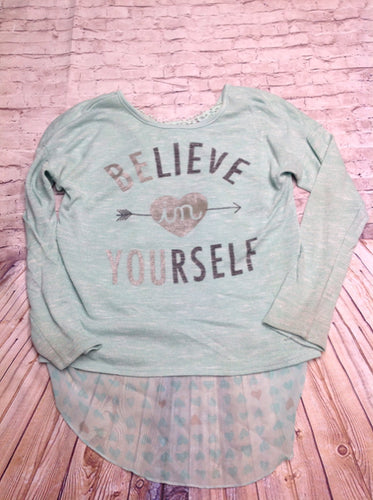 Self Esteem Light Green Top