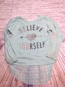 Self Esteem Light Green Top