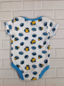 Sesame Street WHITE & BLUE Onesie