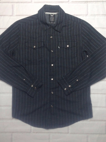 Shaun White DARK GRAY Pinstripe Top