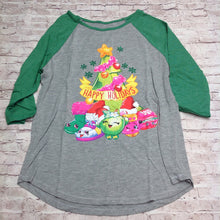 Shopkins Green & Gray Top
