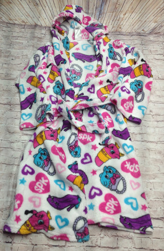 Shopkins Pink & White Robe