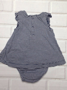 Simple Joy Blue & White Dress