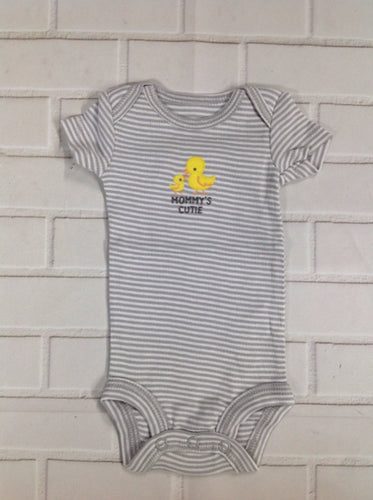 Simple Joy GRAY PRINT Onesie