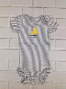 Simple Joy GRAY PRINT Onesie