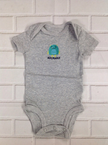 Simple Joy GRAY PRINT Onesie
