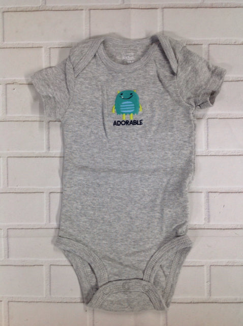 Simple Joy GRAY PRINT Onesie