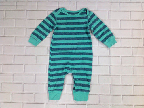 Simple Joy Green Print One Piece