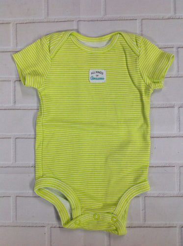 Simple Joy Green Print Onesie