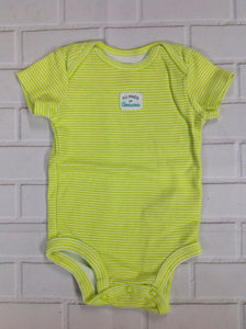 Simple Joy Green Print Onesie